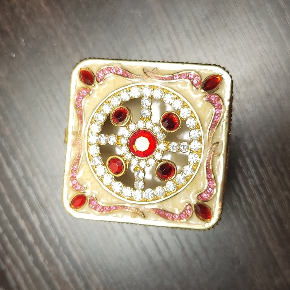 Cristiani Collezione Crystal Jeweled Box - Picture 2 of 8